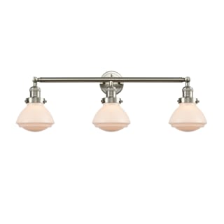 A thumbnail of the Innovations Lighting 205 Olean Brushed Satin Nickel / Matte White