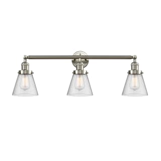 A thumbnail of the Innovations Lighting 205-S Small Cone Brushed Satin Nickel / Seedy