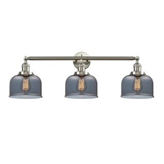 A thumbnail of the Innovations Lighting 205-S Large Bell Brushed Satin Nickel / Plated Smoked