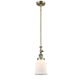 A thumbnail of the Innovations Lighting 206 Canton Antique Brass / Matte White