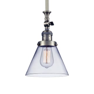 A thumbnail of the Innovations Lighting 206 Large Cone Antique Brass / Clear