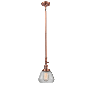 A thumbnail of the Innovations Lighting 206 Fulton Antique Copper / Clear