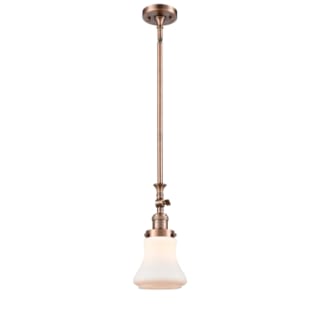 A thumbnail of the Innovations Lighting 206 Bellmont Antique Copper / Matte White