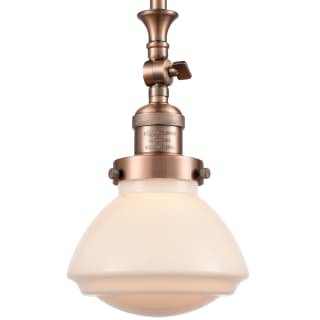 A thumbnail of the Innovations Lighting 206 Olean Antique Copper / Matte White