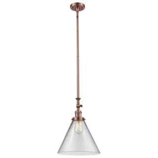 A thumbnail of the Innovations Lighting 206 X-Large Cone Antique Copper / Clear