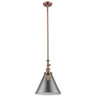 A thumbnail of the Innovations Lighting 206 X-Large Cone Antique Copper / Plated Smoke