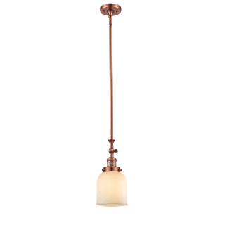 A thumbnail of the Innovations Lighting 206 Small Bell Antique Copper / Matte White Cased