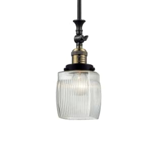 A thumbnail of the Innovations Lighting 206 Colton Black / Antique Brass / Thick Clear Halophane