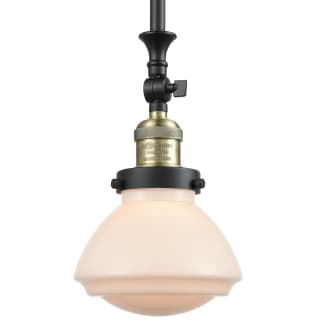 A thumbnail of the Innovations Lighting 206 Olean Black Antique Brass / Matte White