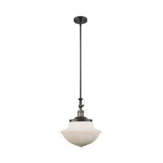 A thumbnail of the Innovations Lighting 206 Large Oxford Black Antique Brass / Matte White