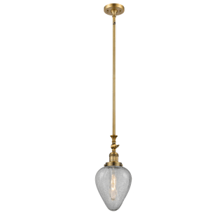 A thumbnail of the Innovations Lighting 206 Geneseo Brushed Brass / Clear Crackle