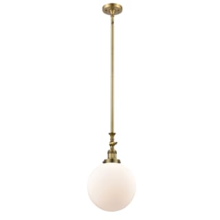 A thumbnail of the Innovations Lighting 206 X-Large Beacon Brushed Brass / Matte White