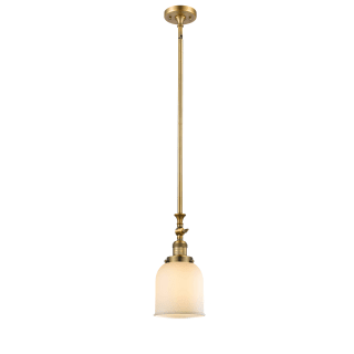 A thumbnail of the Innovations Lighting 206 Small Bell Brushed Brass / Matte White Cased