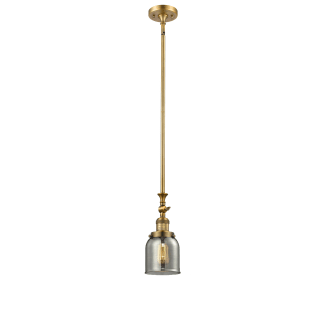 A thumbnail of the Innovations Lighting 206 Small Bell Brushed Brass / Smoked