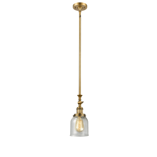 A thumbnail of the Innovations Lighting 206 Small Bell Brushed Brass / Seedy