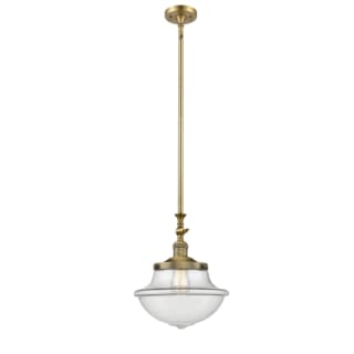 A thumbnail of the Innovations Lighting 206 Large Oxford Brushed Brass / Clear