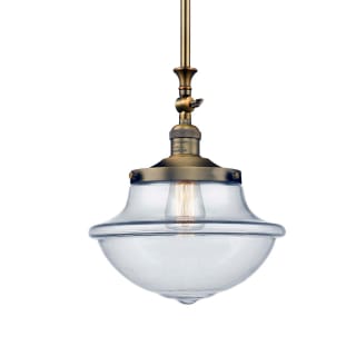 A thumbnail of the Innovations Lighting 206 Oxford Schoolhouse Brushed Brass / Clear