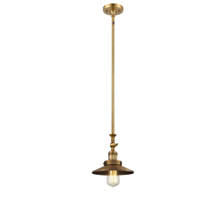 A thumbnail of the Innovations Lighting 206 Railroad Brushed Brass / Metal Shade