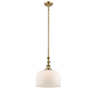 A thumbnail of the Innovations Lighting 206 X-Large Bell Brushed Brass / Matte White