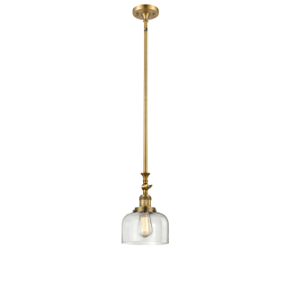 A thumbnail of the Innovations Lighting 206 Large Bell Brushed Brass / Clear