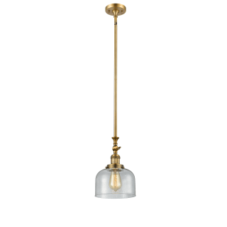 A thumbnail of the Innovations Lighting 206 Large Bell Brushed Brass / Seedy