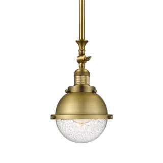 A thumbnail of the Innovations Lighting 206-12-7 Hampden Pendant Brushed Brass / Seedy