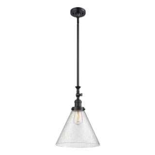 A thumbnail of the Innovations Lighting 206 X-Large Cone Matte Black / Seedy