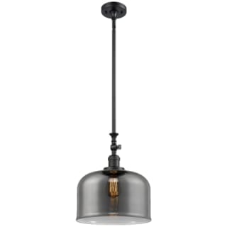 A thumbnail of the Innovations Lighting 206 X-Large Bell Matte Black / Plated Smoke