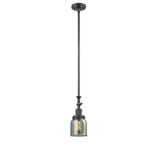 A thumbnail of the Innovations Lighting 206 Small Bell Oiled Rubbed Bronze / Smoked