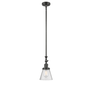 A thumbnail of the Innovations Lighting 206 Small Cone Oiled Rubbed Bronze / Seedy