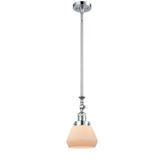 A thumbnail of the Innovations Lighting 206 Fulton Polished Chrome / Matte White Cased