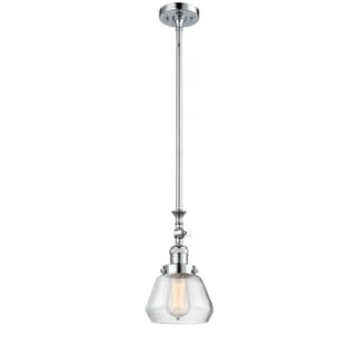 A thumbnail of the Innovations Lighting 206 Fulton Polished Chrome / Clear