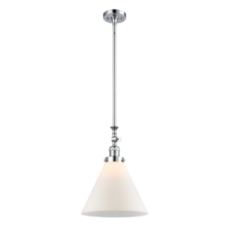 A thumbnail of the Innovations Lighting 206 X-Large Cone Polished Chrome / Matte White