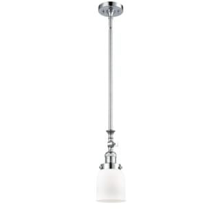 A thumbnail of the Innovations Lighting 206 Small Bell Polished Chrome / Matte White Cased