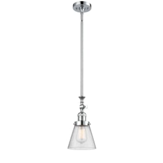 A thumbnail of the Innovations Lighting 206 Small Cone Polished Chrome / Seedy