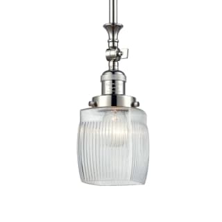 A thumbnail of the Innovations Lighting 206 Colton Polished Nickel / Thick Clear Halophane