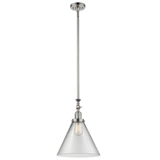 A thumbnail of the Innovations Lighting 206 X-Large Cone Polished Nickel / Clear