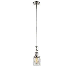 A thumbnail of the Innovations Lighting 206 Small Bell Polished Nickel / Clear