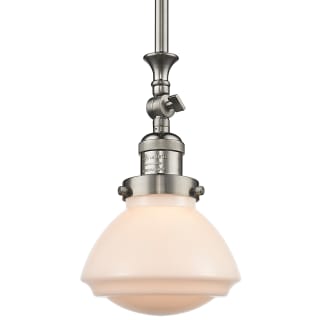 A thumbnail of the Innovations Lighting 206 Olean Brushed Satin Nickel / Matte White