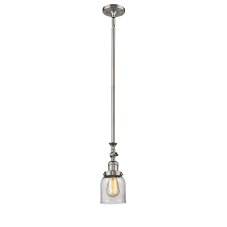 A thumbnail of the Innovations Lighting 206 Small Bell Brushed Satin Nickel / Clear