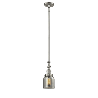 A thumbnail of the Innovations Lighting 206 Small Bell Brushed Satin Nickel / Smoked