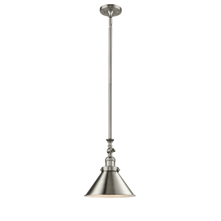 A thumbnail of the Innovations Lighting 206 Briarcliff Brushed Satin Nickel / Large Railroad Shade