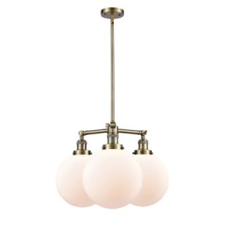 A thumbnail of the Innovations Lighting 207 X-Large Beacon Antique Brass / Matte White