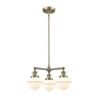 A thumbnail of the Innovations Lighting 207 Small Oxford Antique Brass / Matte White