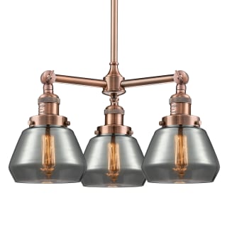 A thumbnail of the Innovations Lighting 207 Fulton Antique Copper / Smoked