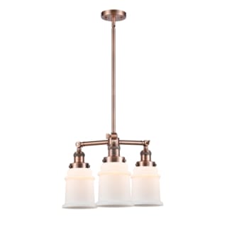 A thumbnail of the Innovations Lighting 207 Canton Antique Copper / Matte White