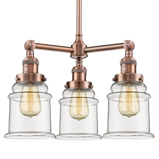 A thumbnail of the Innovations Lighting 207 Canton Antique Copper / Clear