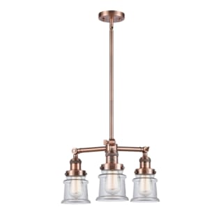 A thumbnail of the Innovations Lighting 207 Small Canton Antique Copper / Clear
