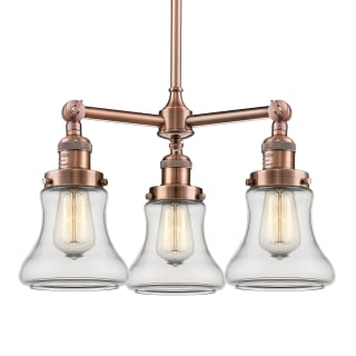 A thumbnail of the Innovations Lighting 207 Bellmont Antique Copper / Clear