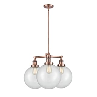 A thumbnail of the Innovations Lighting 207 X-Large Beacon Antique Copper / Clear